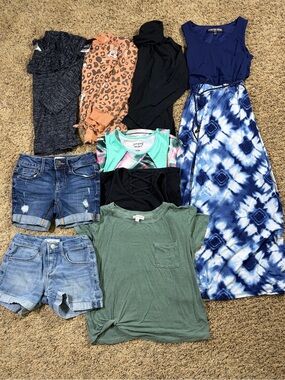 Girls 9 item spring/summer bundle size 7/8